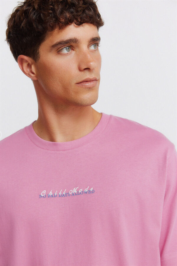 Springfield Coffee wave T-shirt pink