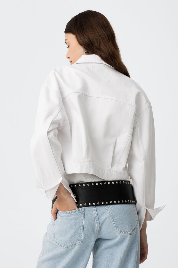 Tiffosi Chaqueta Cropped blanco