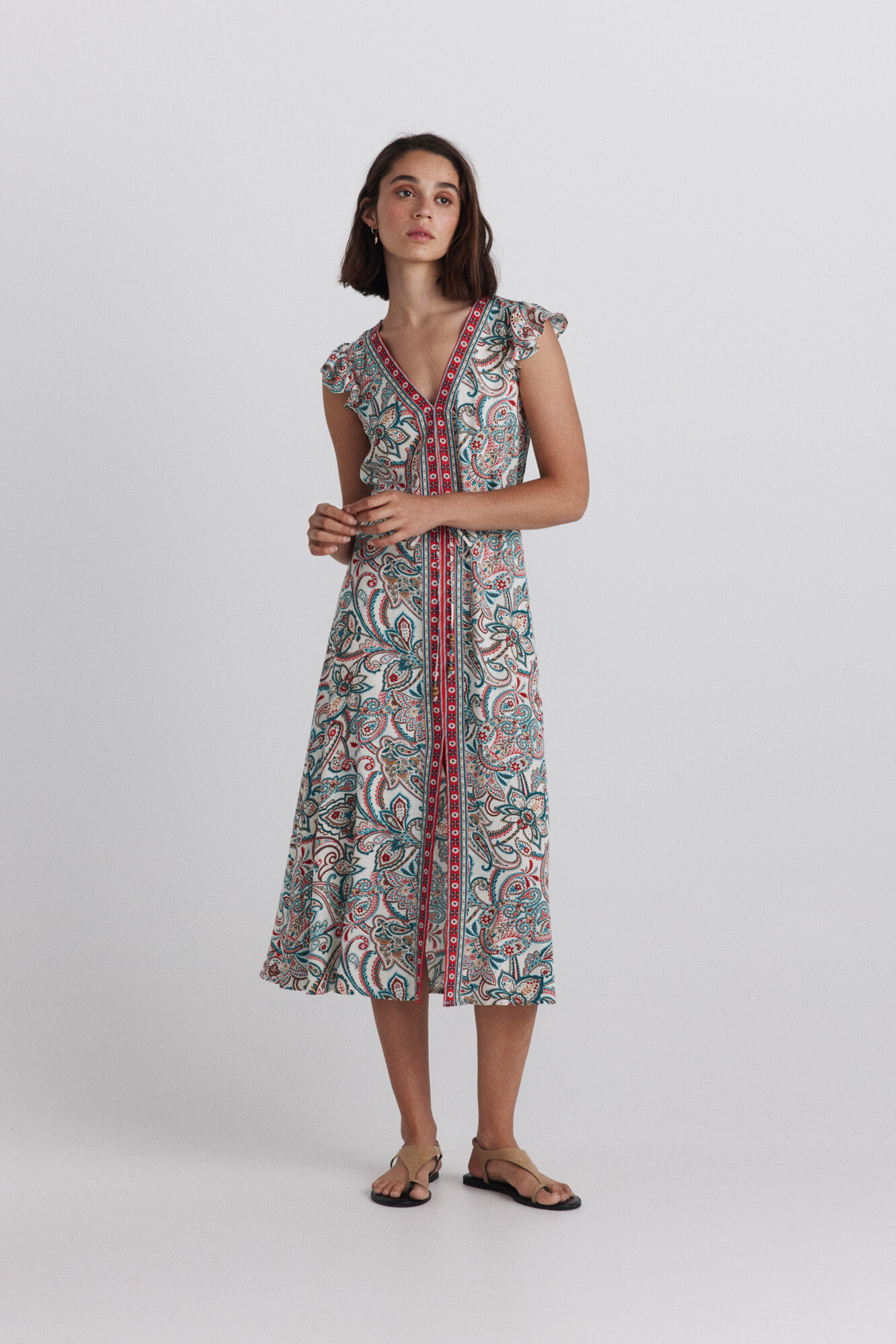 Springfield Border print dress
