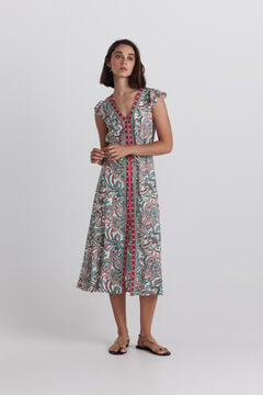 Springfield Border print dress