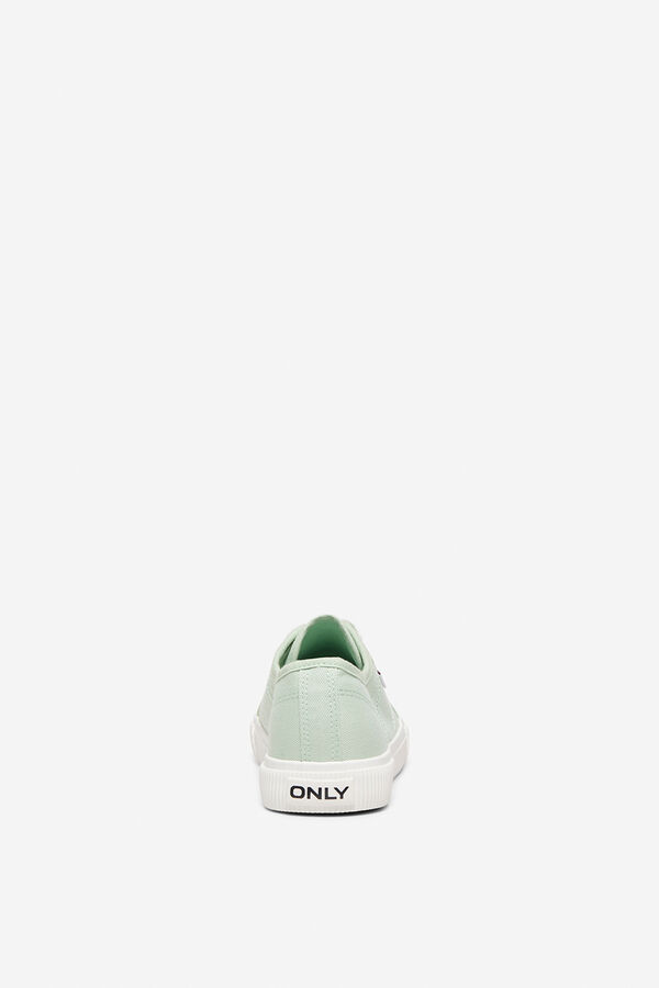 Only Canvas low-top sneaker beige