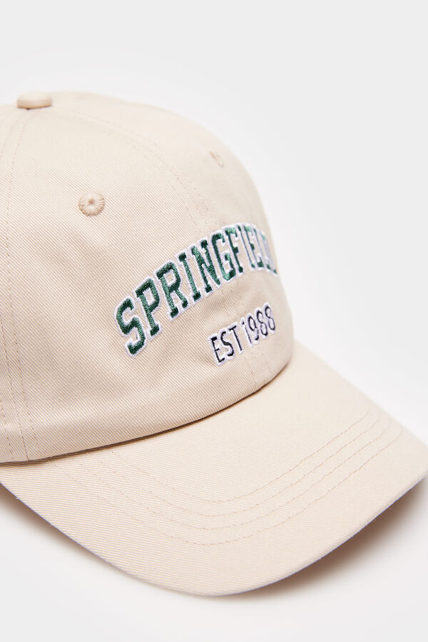 Springfield Cap Springfield-Logo Stickerei natur