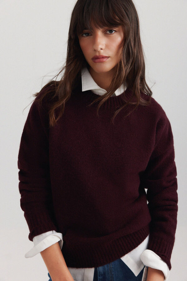 Springfield Basic knit jumper printed