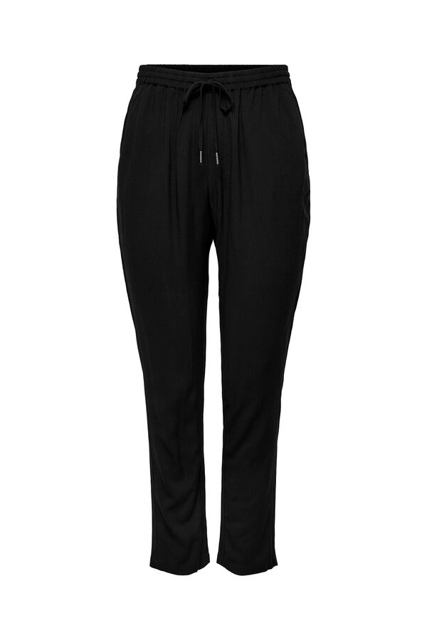 Springfield Plain floaty trousers schwarz