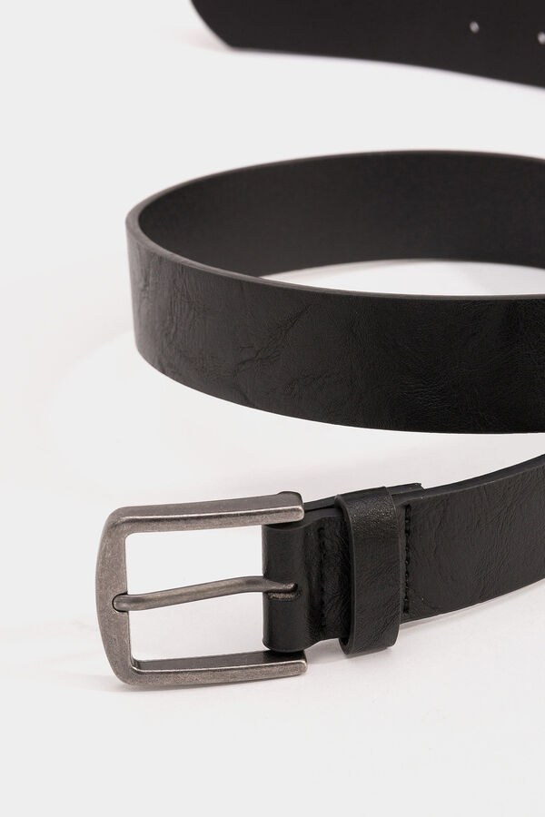 Springfield Leather-effect belt crna