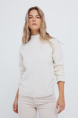 Springfield Short jersey-knit knit short dress mink