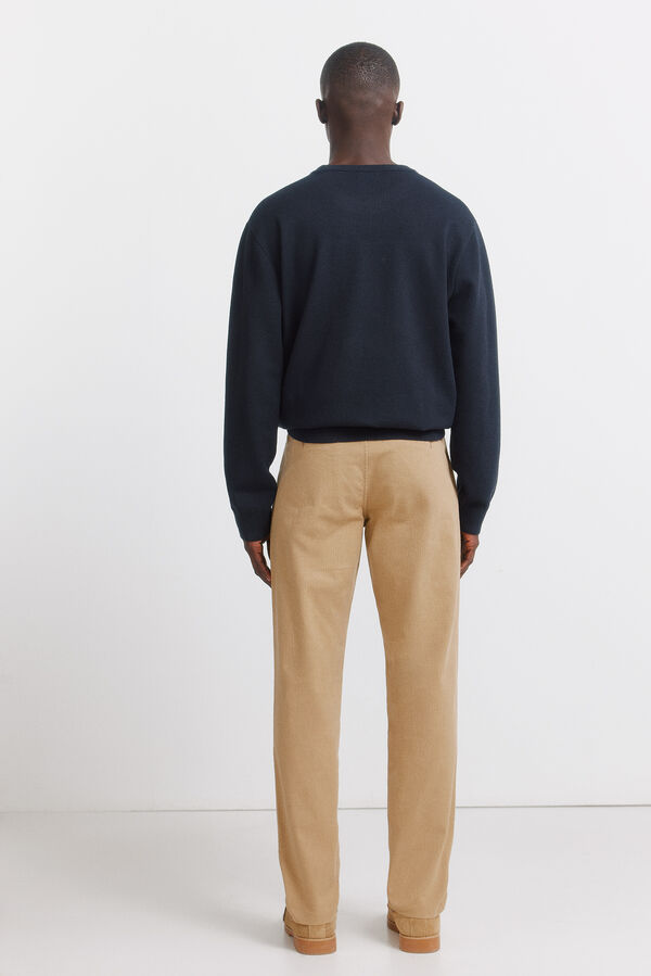 Springfield Pantalón estructura comfort fit beige