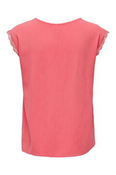 Only Blusa manga corta encaje