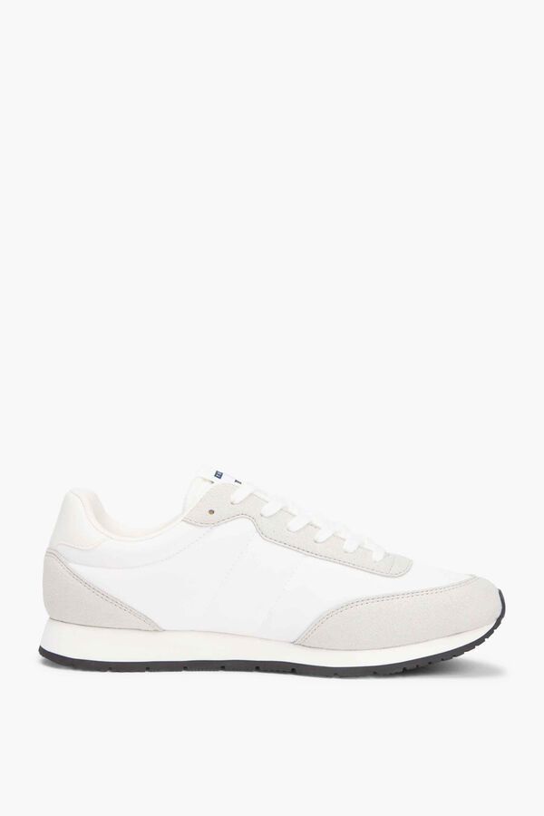 Tommy Jeans Sapatilhas runner Tommy Jeans com bandeira lateral branco