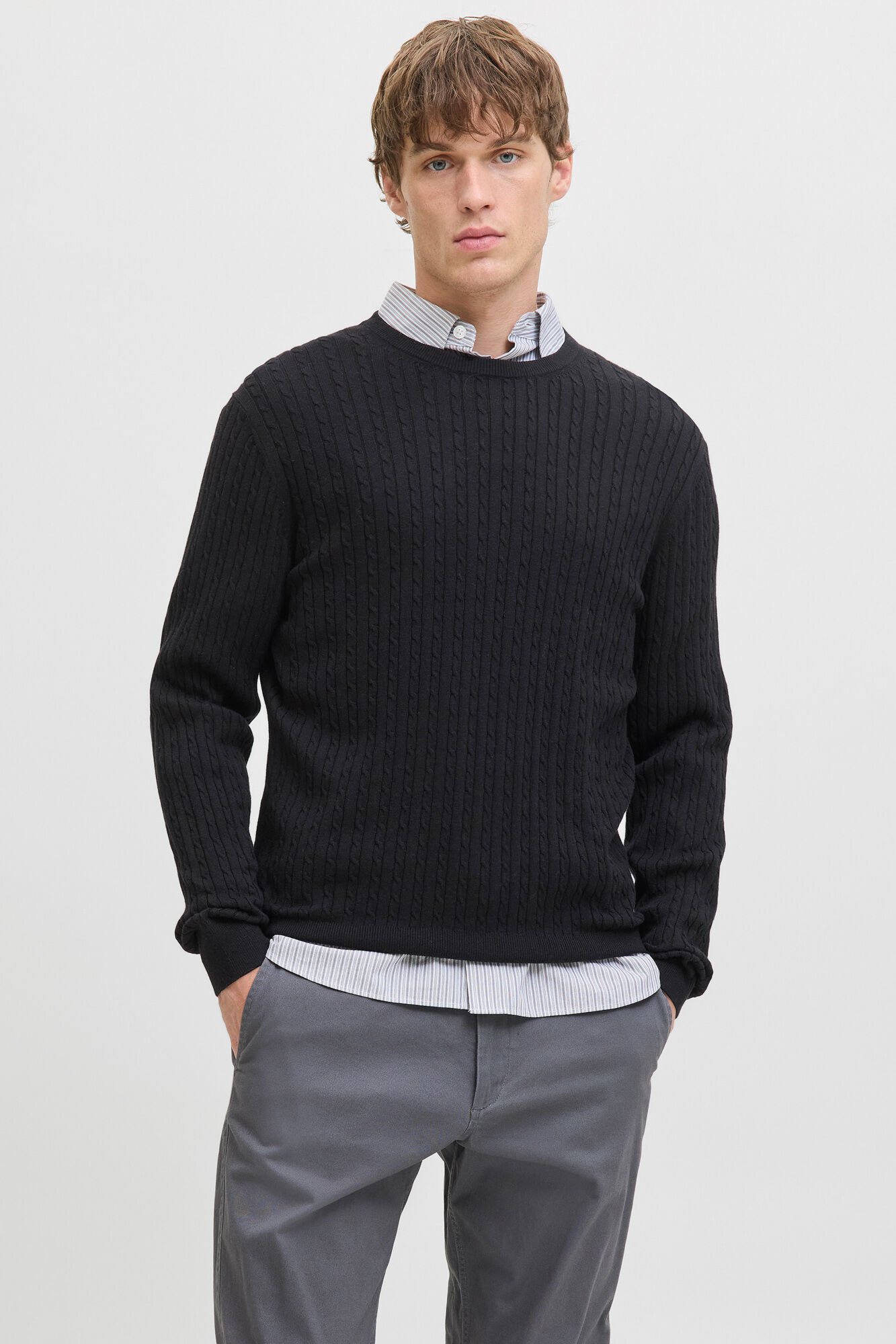 Jack & Jones Camisola de malha tran&ccedil;ado