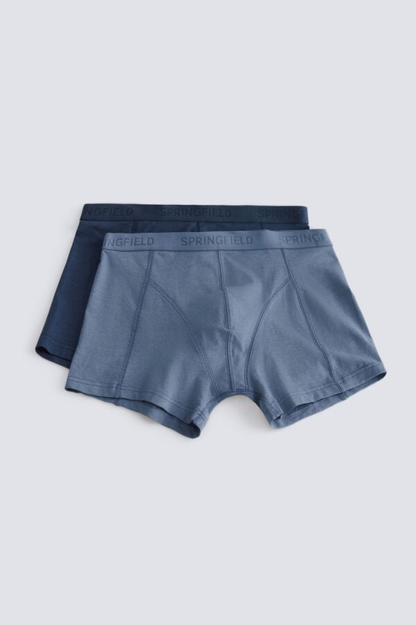 Springfield Pack 2 bamboo boxers blue