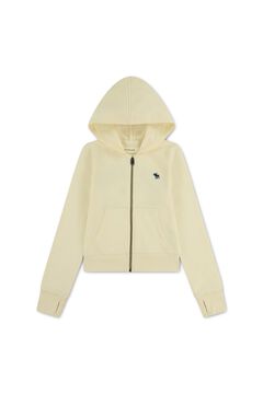 Abercrombie Kids Sweatshirt com capuz e fecho-&eacute;clair