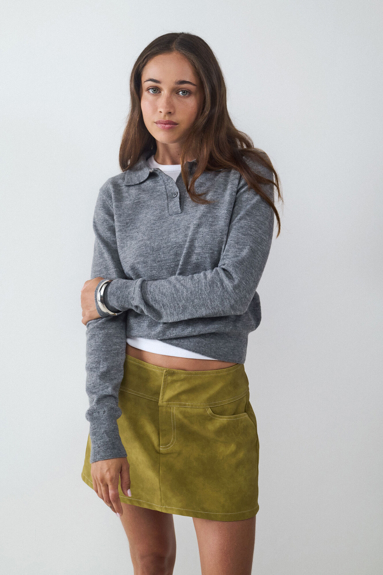 Balmohk Camisola de malha com gola polo