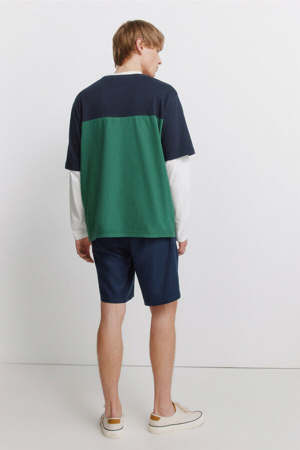 Springfield Bermuda l&eacute;g&egrave;re coupe confort bleu