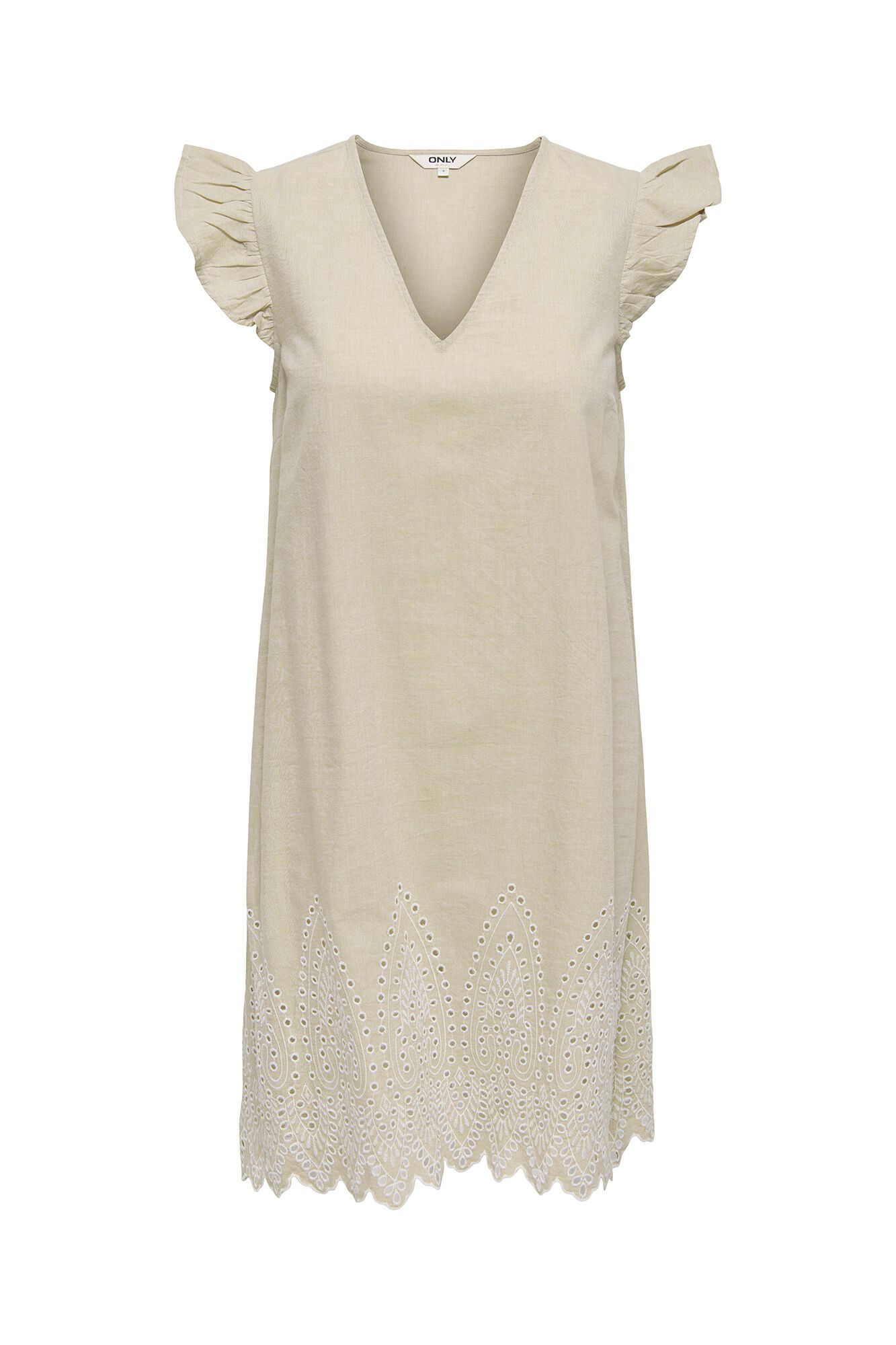 Only Vestido curto com detalhes bordados