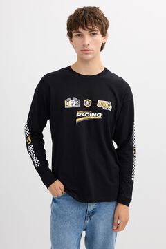 Inside Lang&auml;rmeliges Oversize-T-Shirt
