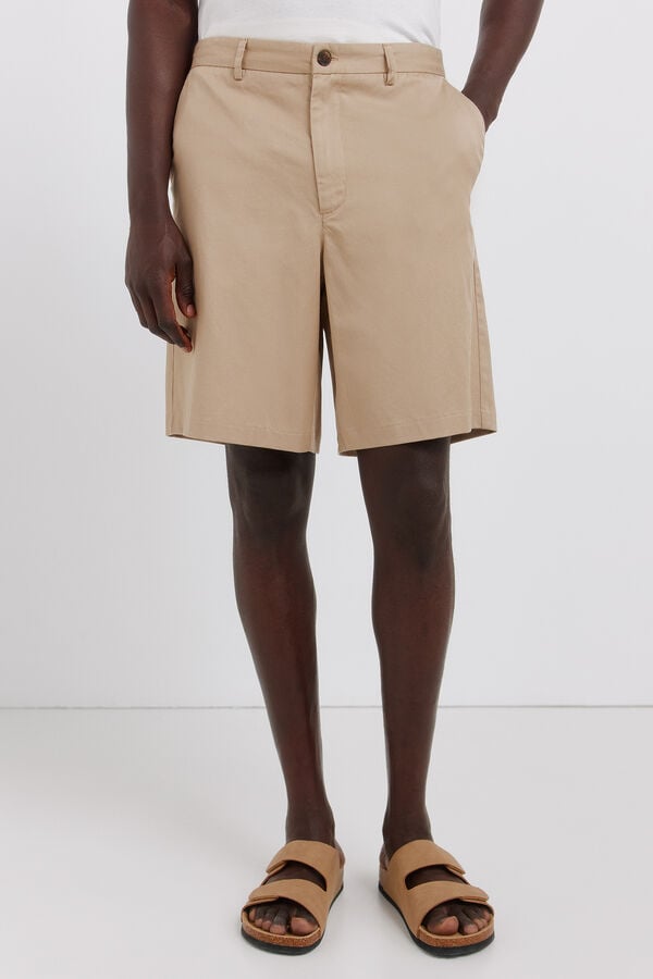 Springfield Fluid wide fit Bermuda shorts grey