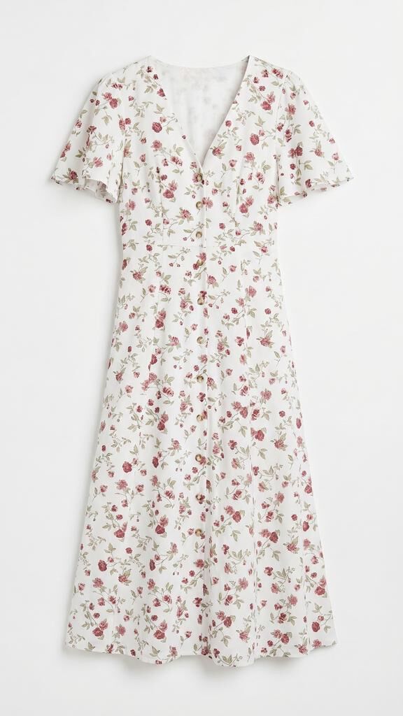 Springfield Floral print midi dress