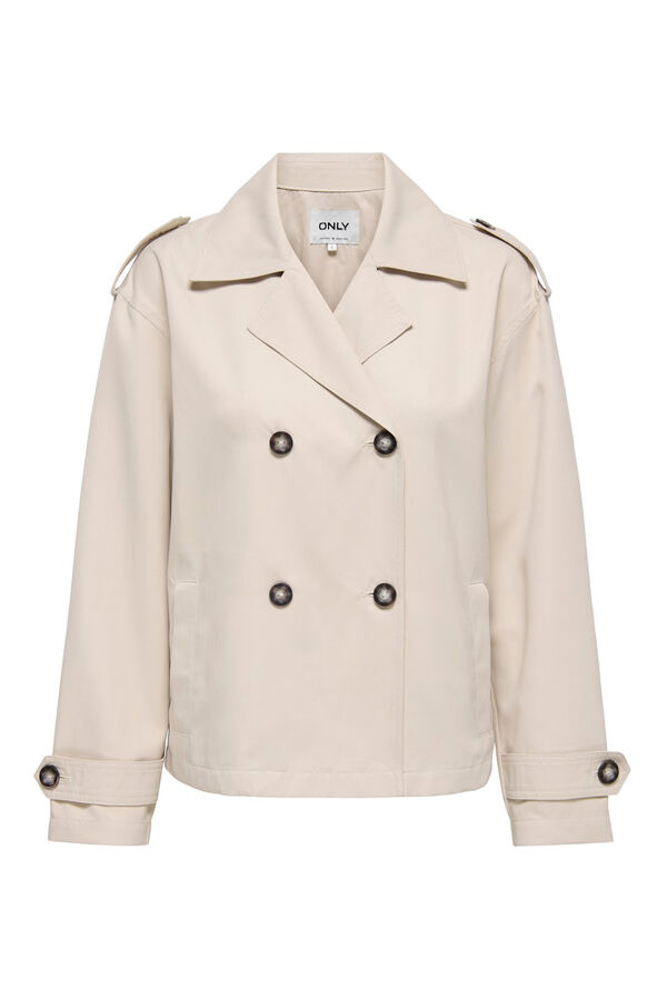 Only Short trench coat brown