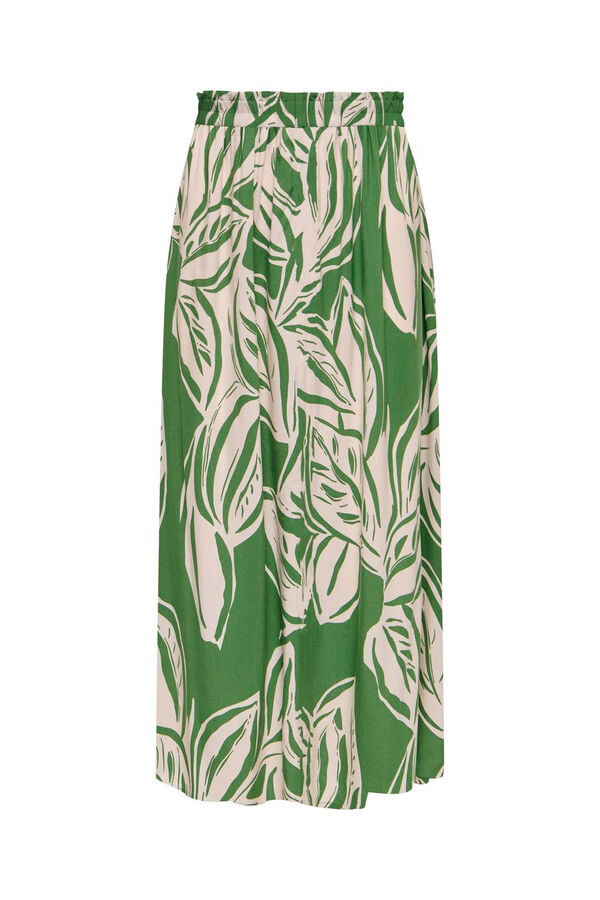 Springfield High waist midi skirt green
