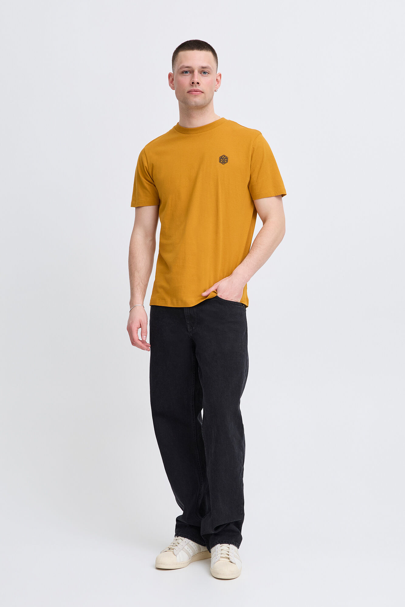 Blend T-shirt decote redondo