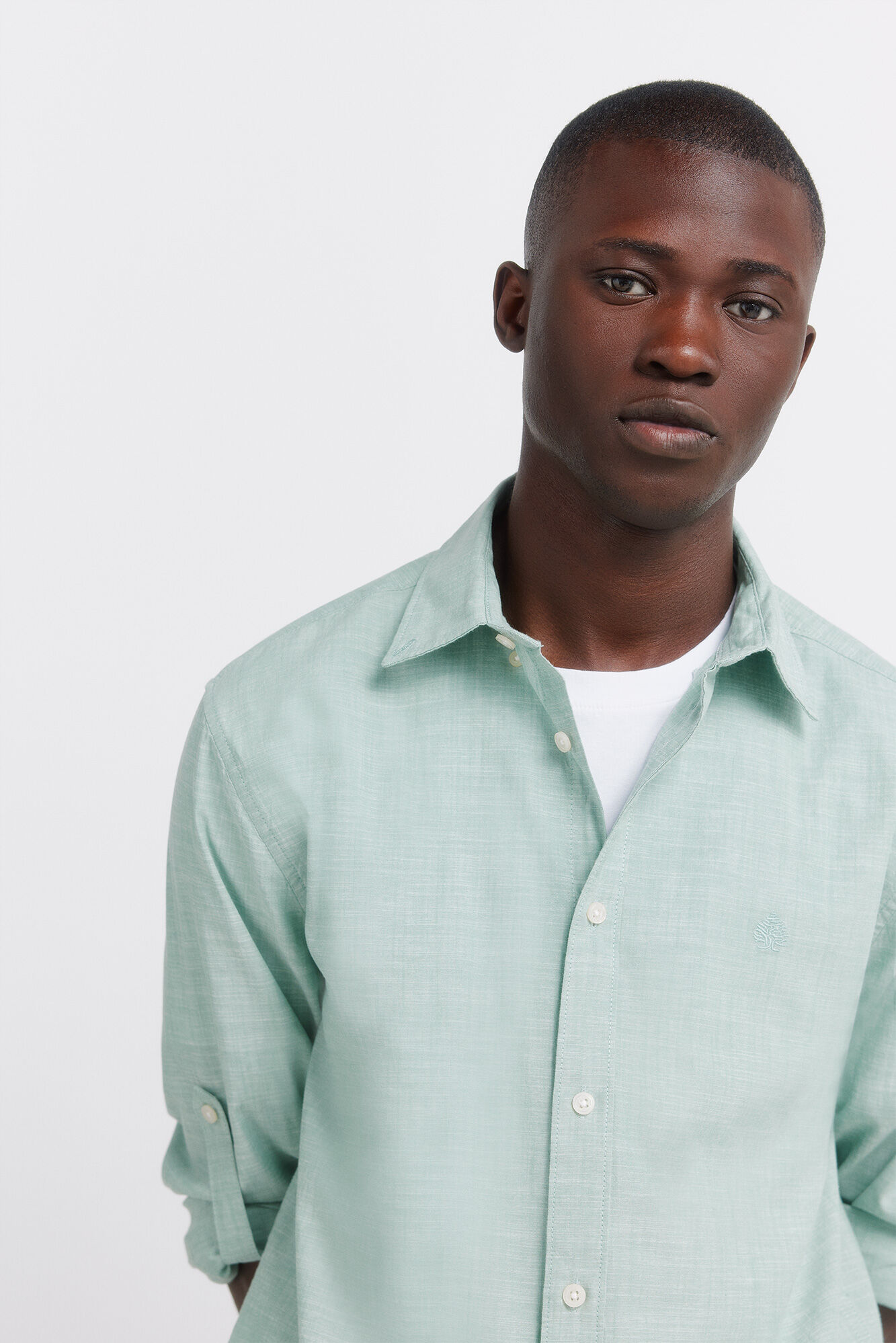 Springfield Slub cotton shirt