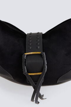 Springfield Faux suede crossbody