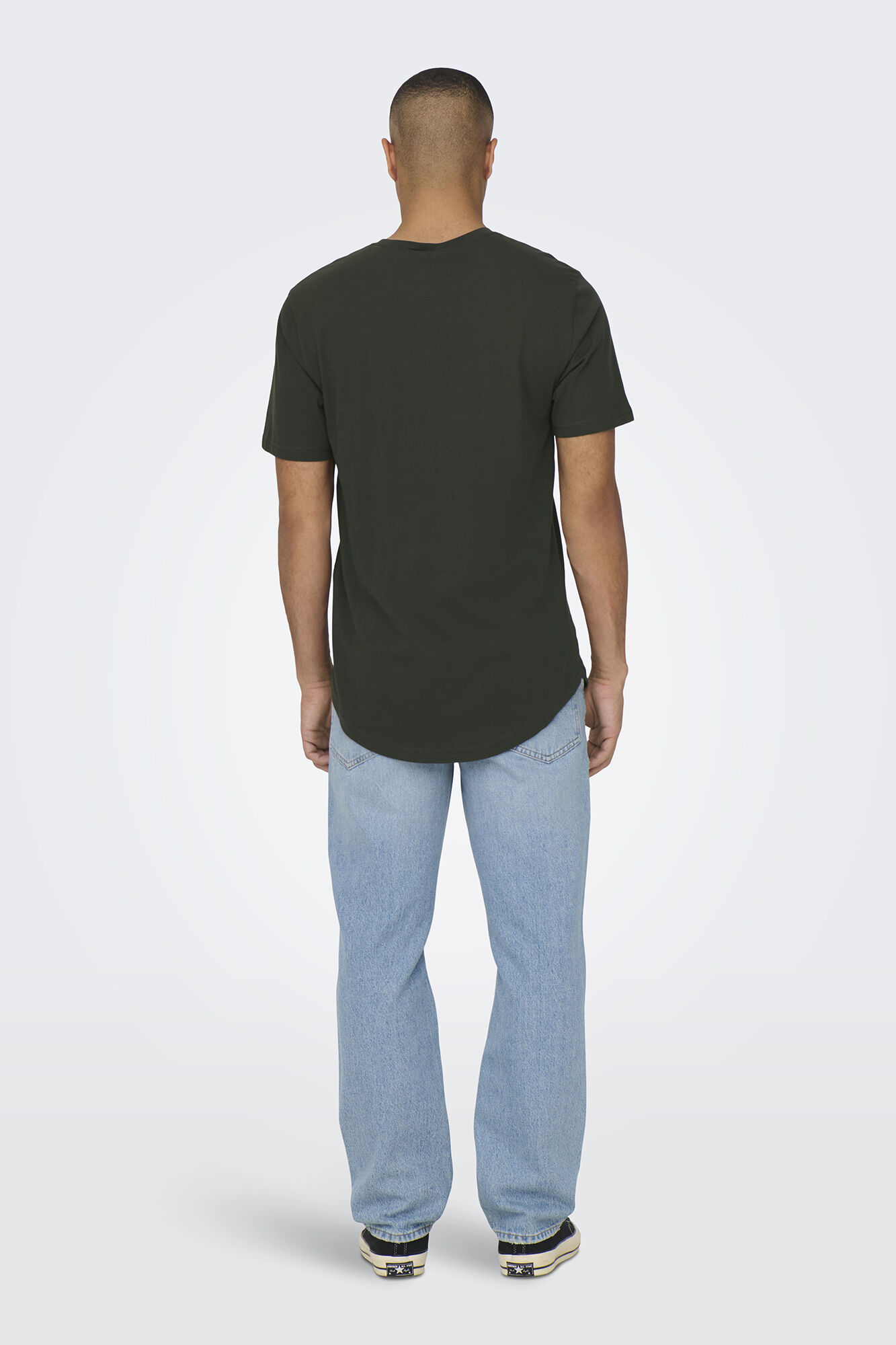 Only & Sons Basic-T-Shirt kurze &Auml;rmel