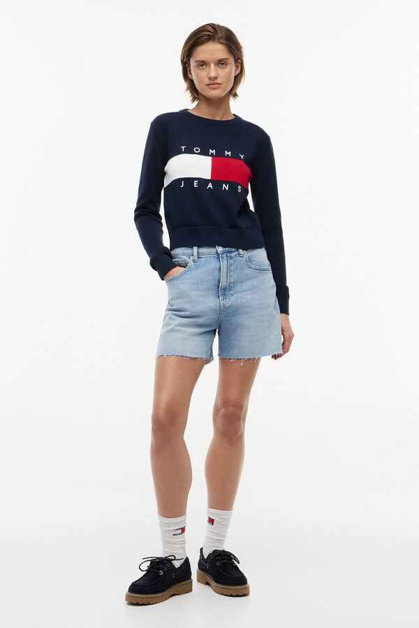 Tommy Jeans Round neck jumper blue