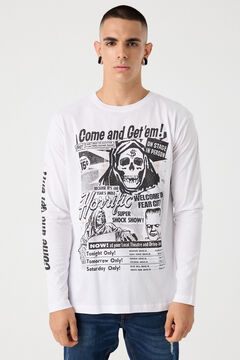 Springfield Print Terror T-shirt white