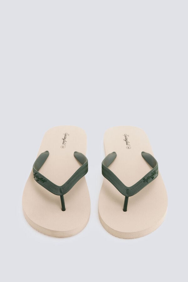 Springfield Toe post sandal green