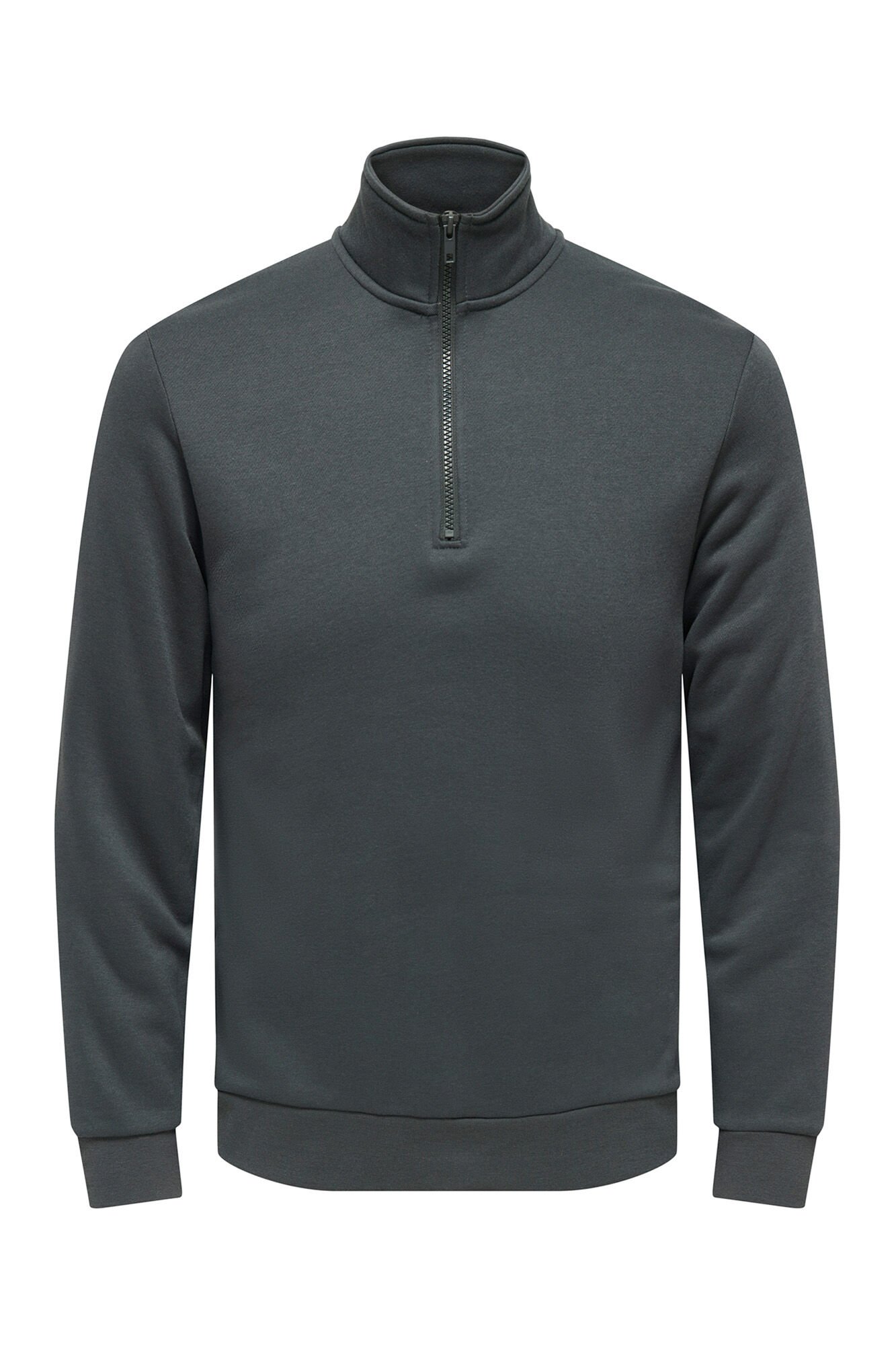 Only & Sons Sweatshirt com fecho-&eacute;clair