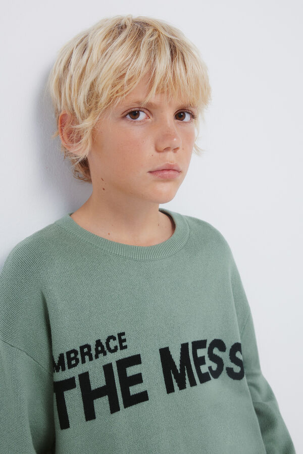 Springfield Kids Jersey "The mess" niño verde
