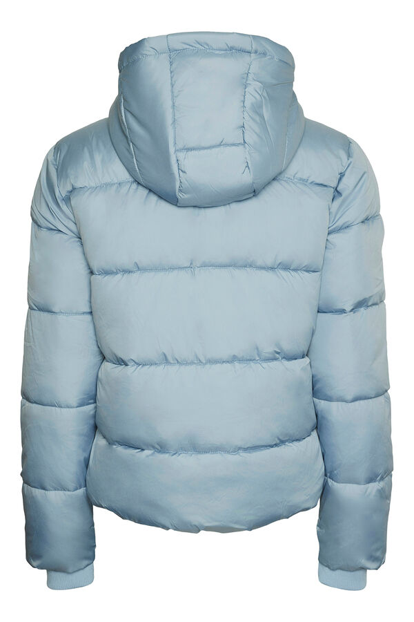 Pieces Short puffer coat Plava