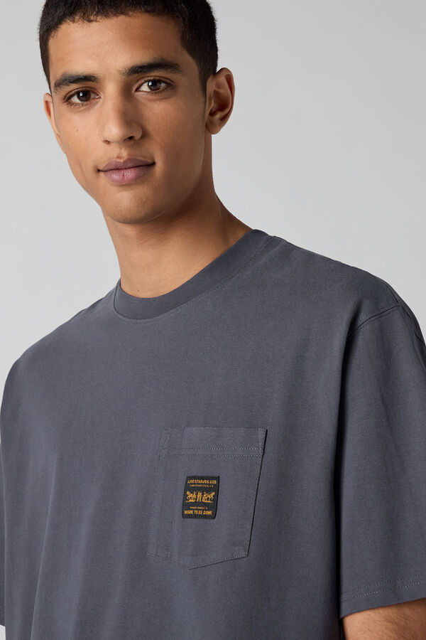 Levi's Short sleeve T-shirt with pocket grey