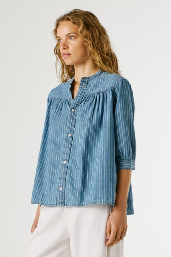 Pepe Jeans Camisa ligera vaquera azul