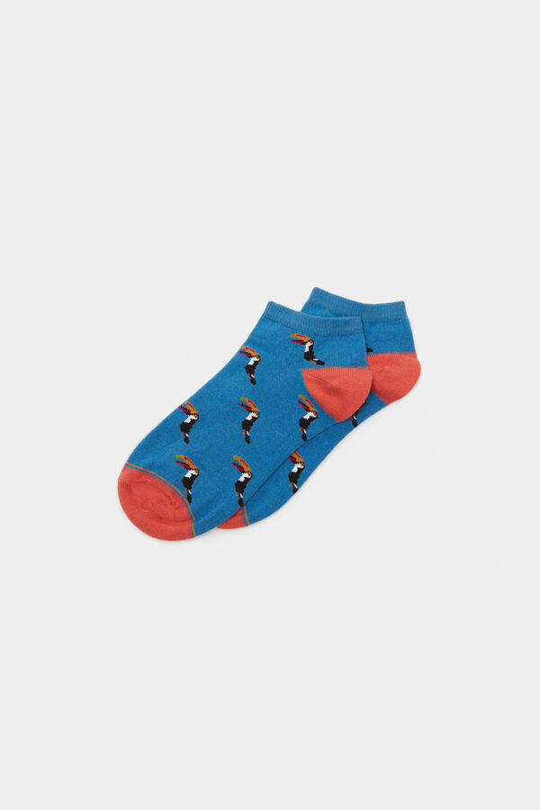 Springfield Čarape do gležnja s tukanima plava