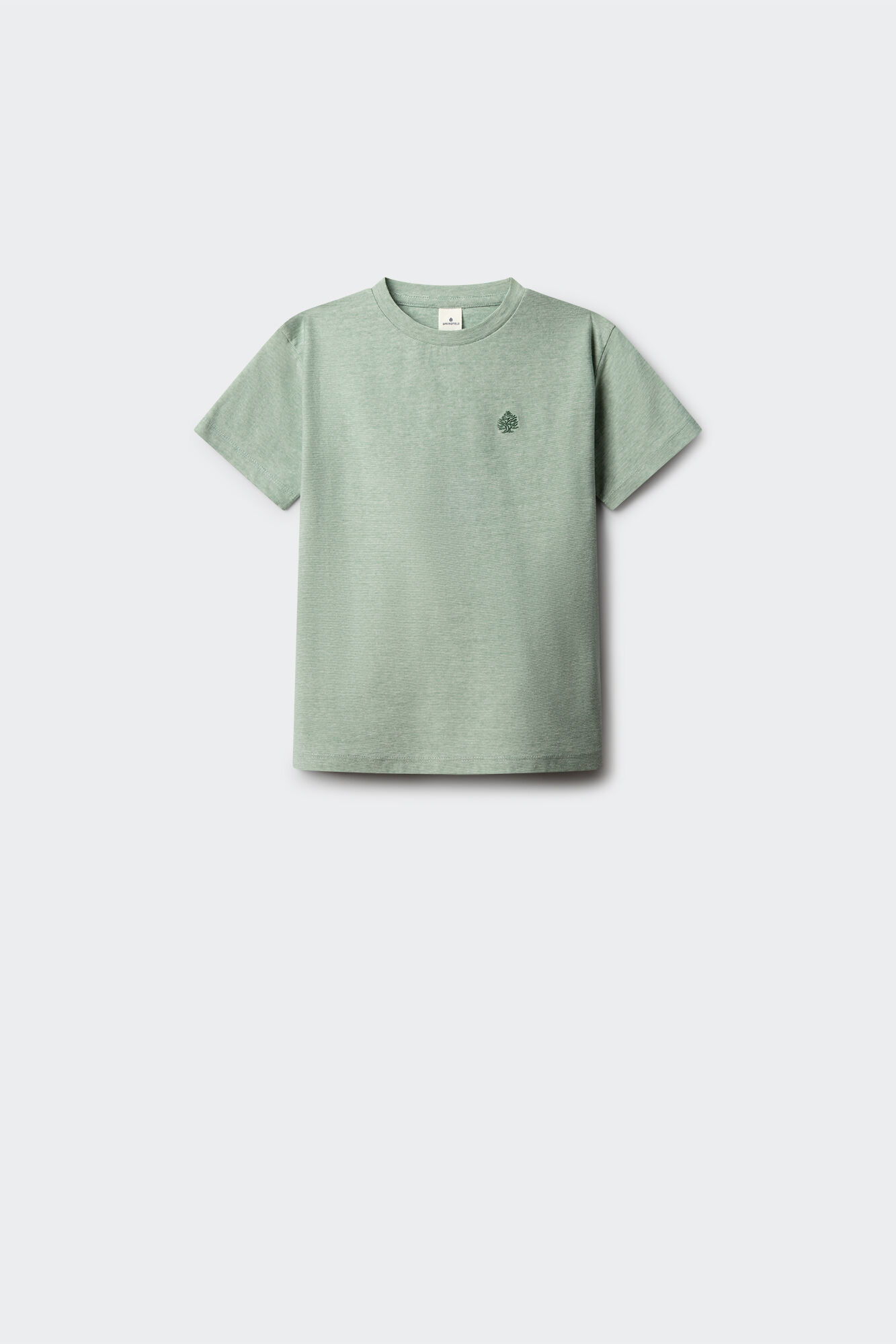 Springfield Kids Dečija mikroprugasta majica kratkih rukava