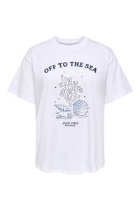 Only Camiseta estampado frontal
