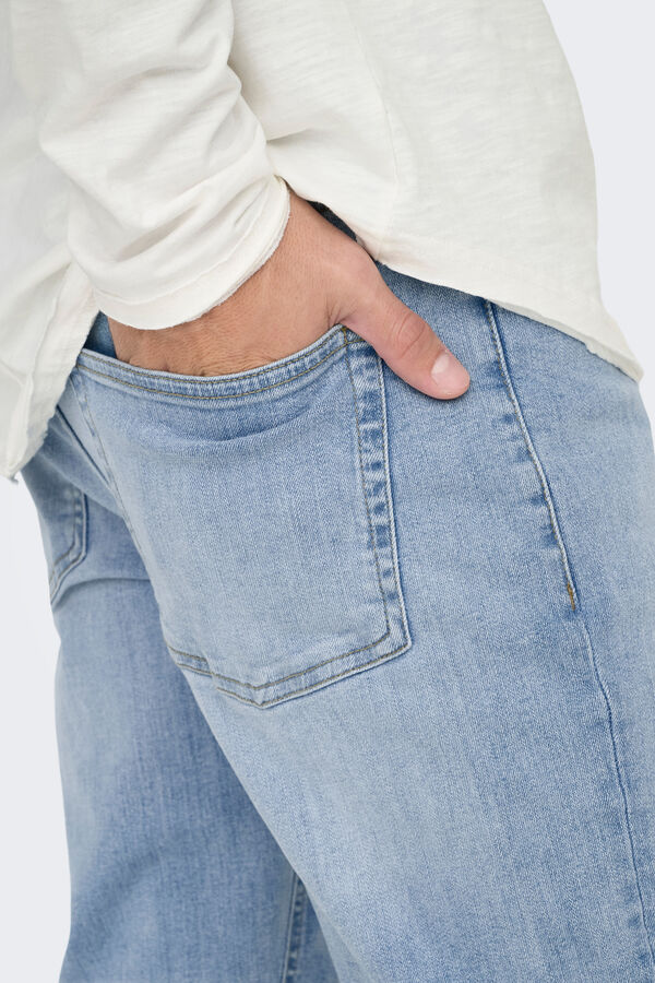 Only & Sons Jeans im Regular Fit Blau