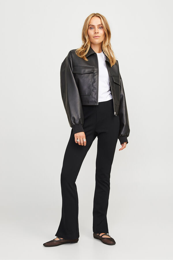 Jack & Jones High-waisted rise pants noir