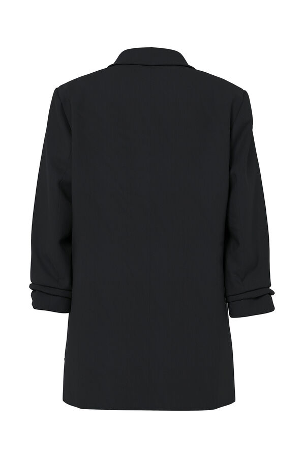 Pieces Blazer con mangas 3/4 negro