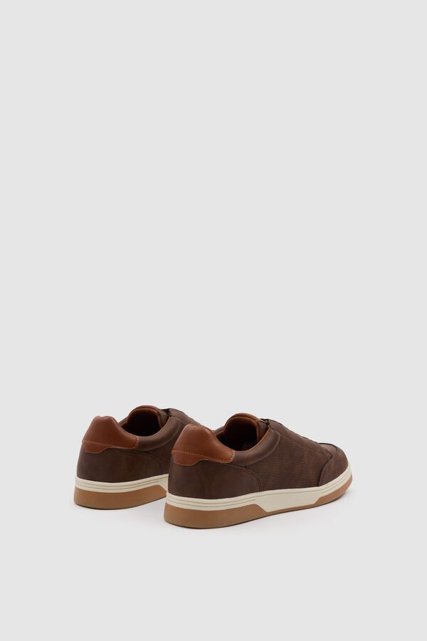 Inside Lace-up casual shoes nude