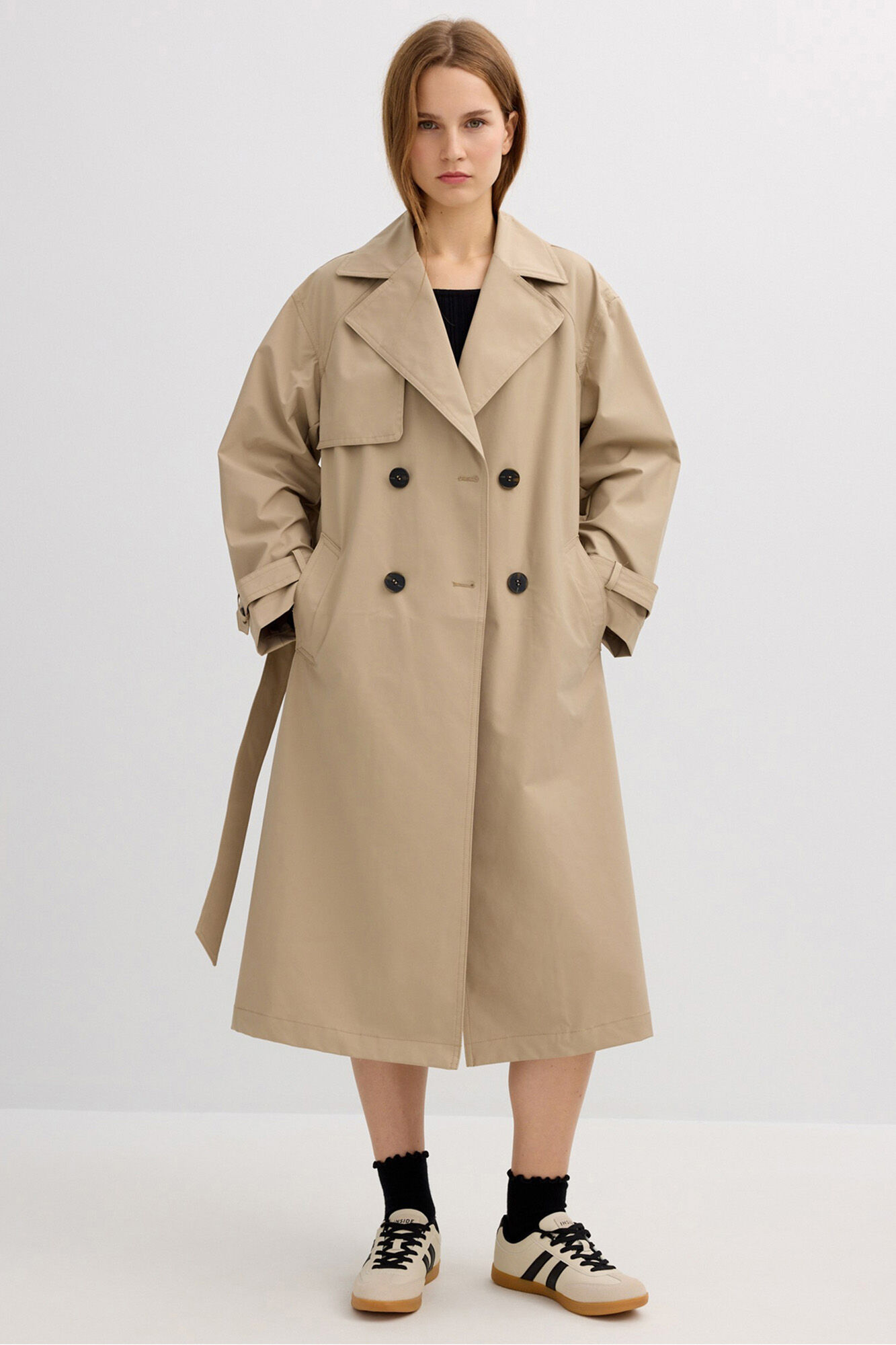 Inside Trench Midi Cintur&oacute;n