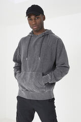 Springfield Oversize sweatshirt with hood grey