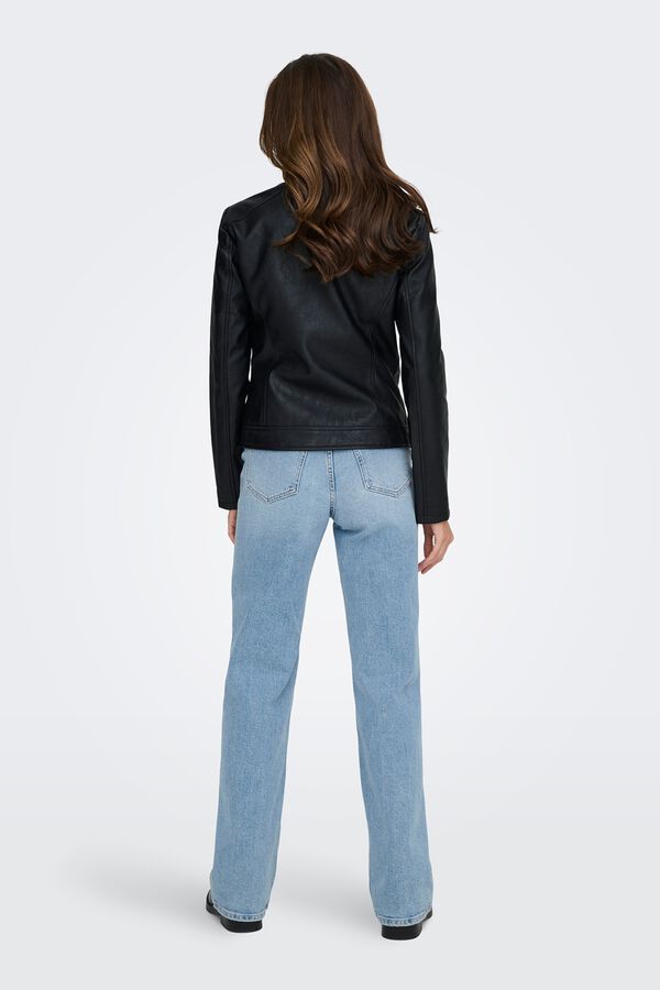 JDY Biker jacket black