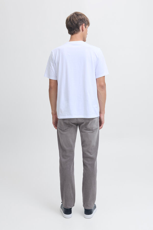 JJ REBEL Straight-leg jeans   gris