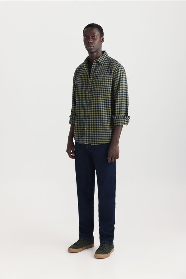 Springfield Desized wash slim fit jeans blue