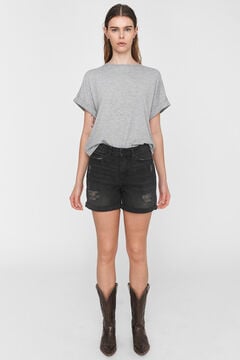 Springfield Shorts with turn up hems noir