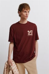 Springfield Majica sa etno vezom Narandžasta